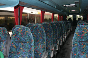 53/57 Seater Coach Interior